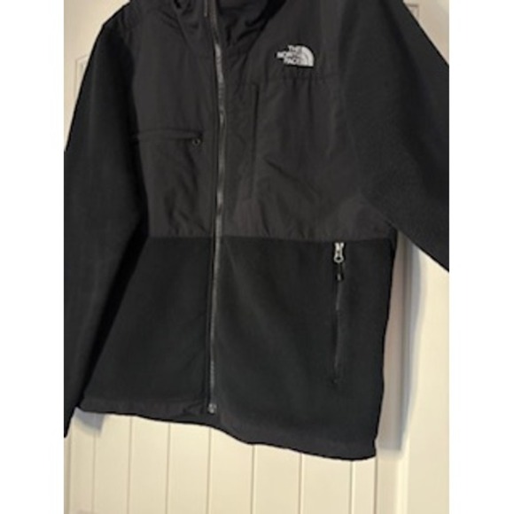 The North Face Black Fleece/Soft Shell Hoodie Jacket Men's M Polartec Recycled - Picture 4 of 12